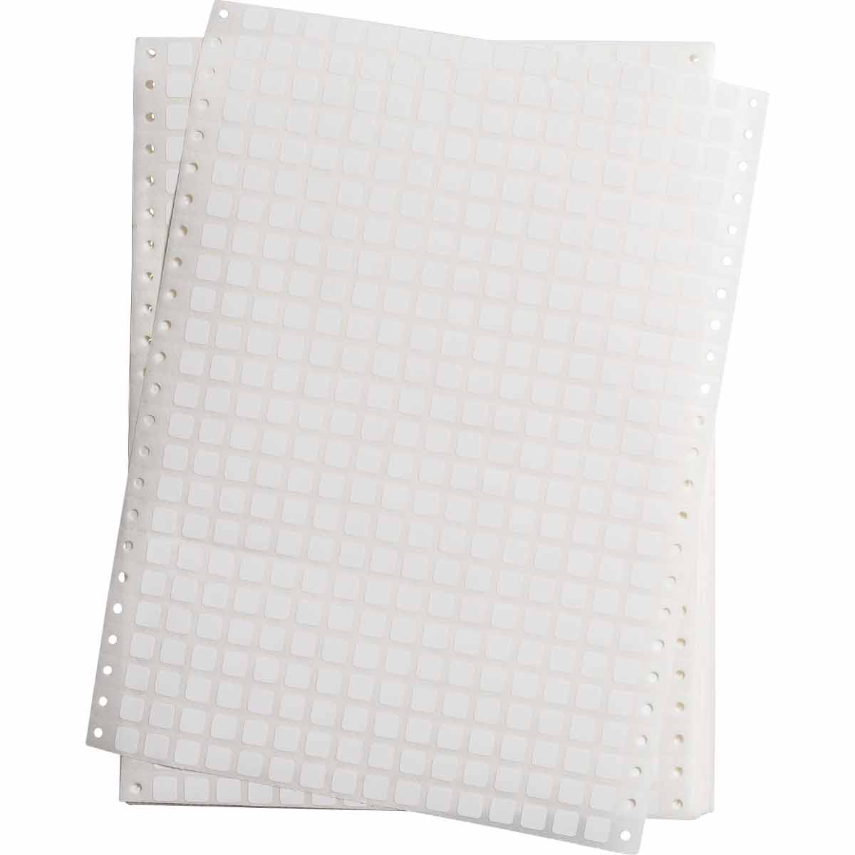DATAB Matte Polyester Lbls 0 375 in H x 0 375 in W White 10000 PK DAT 118 619 10