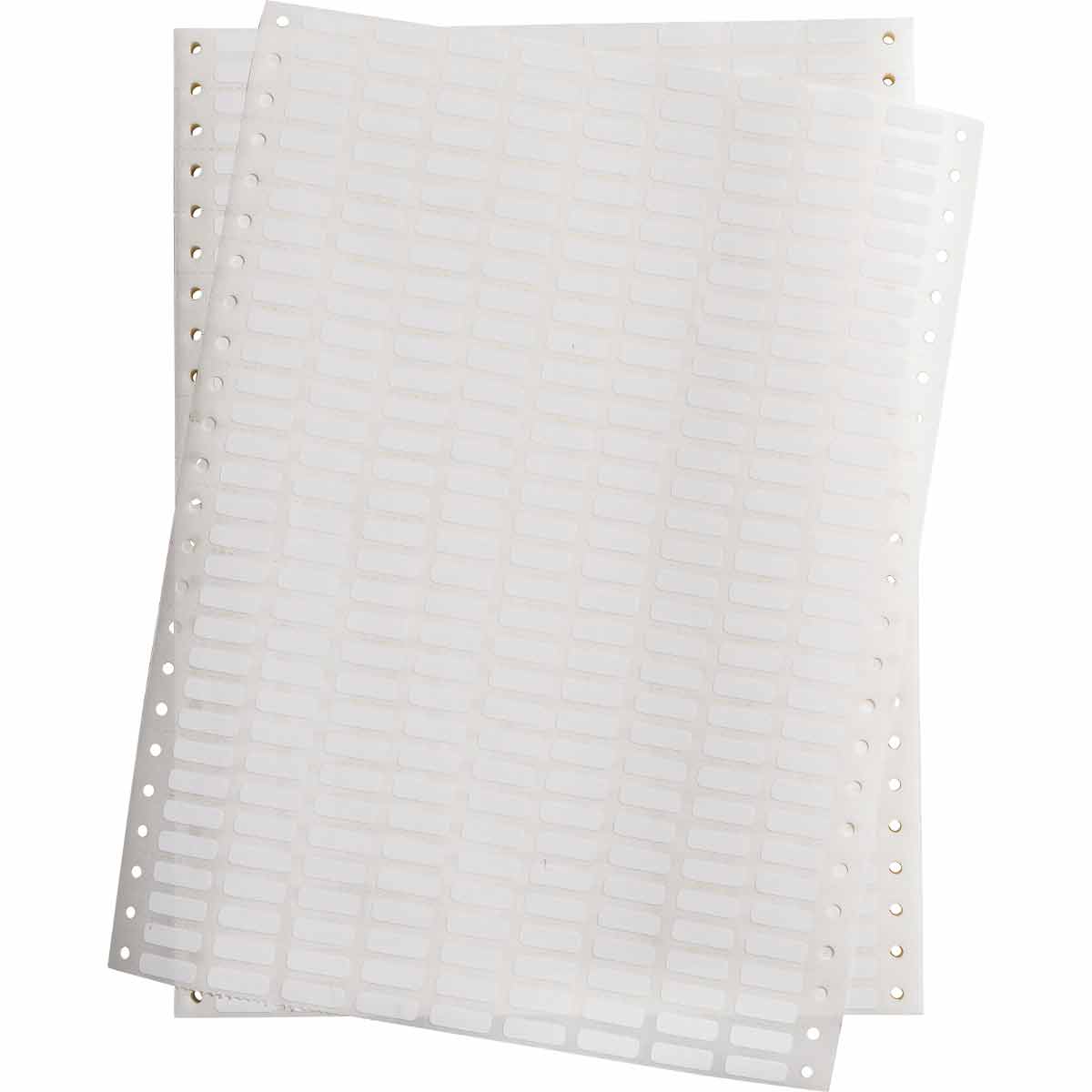 DATAB Matte Polyester Lbls 0 25 in H x 0 75 in W White 10000 PK DAT 126 619 10