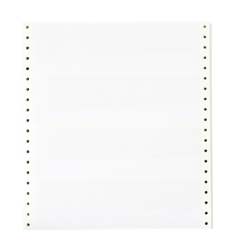DATAB Self Laminating Vinyl Lbls 2 25 in H x 1 in W White  Clear 10000 PK DAT 37 292 10