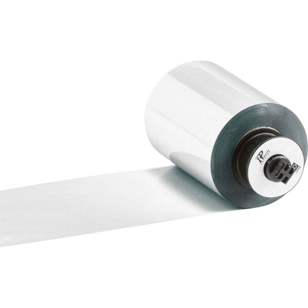 Brady IP Series R4400 Printer Ribbon  Roll of 984   White  3 27  W x 984  L IP R4402 WT