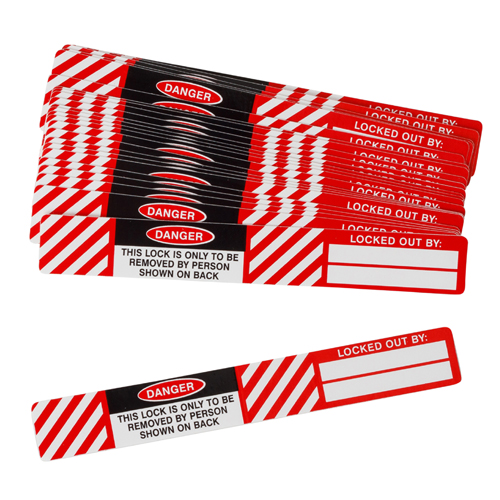PRINZING LOCKOUT LABELS 25 Package LID 3