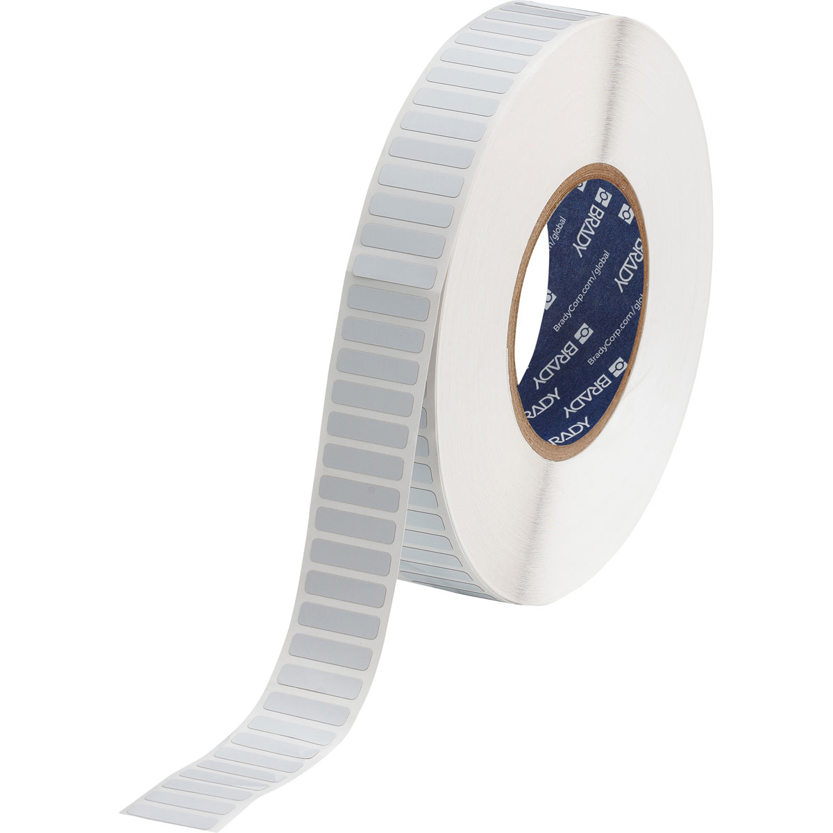 Laser Markable Glossy White Polyimide Labels 0 25 in H x 1 in W White 10000 RL LZR 103 732 10