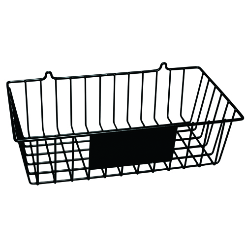 PRINZING WIRE BSKT   WALL MOUNTING BLACK MS RACK