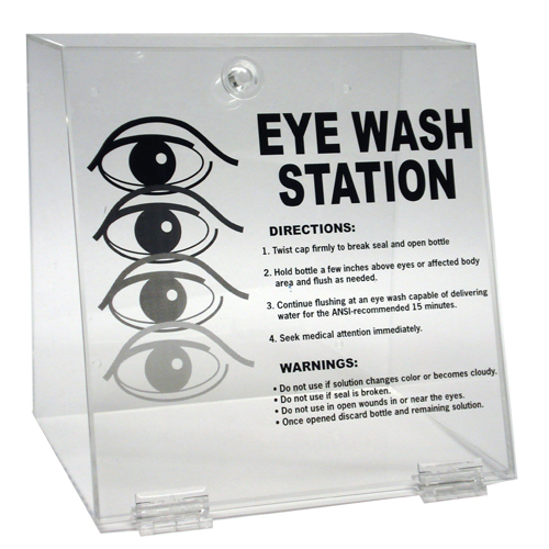 Clear Double Eyewash Station PD996E