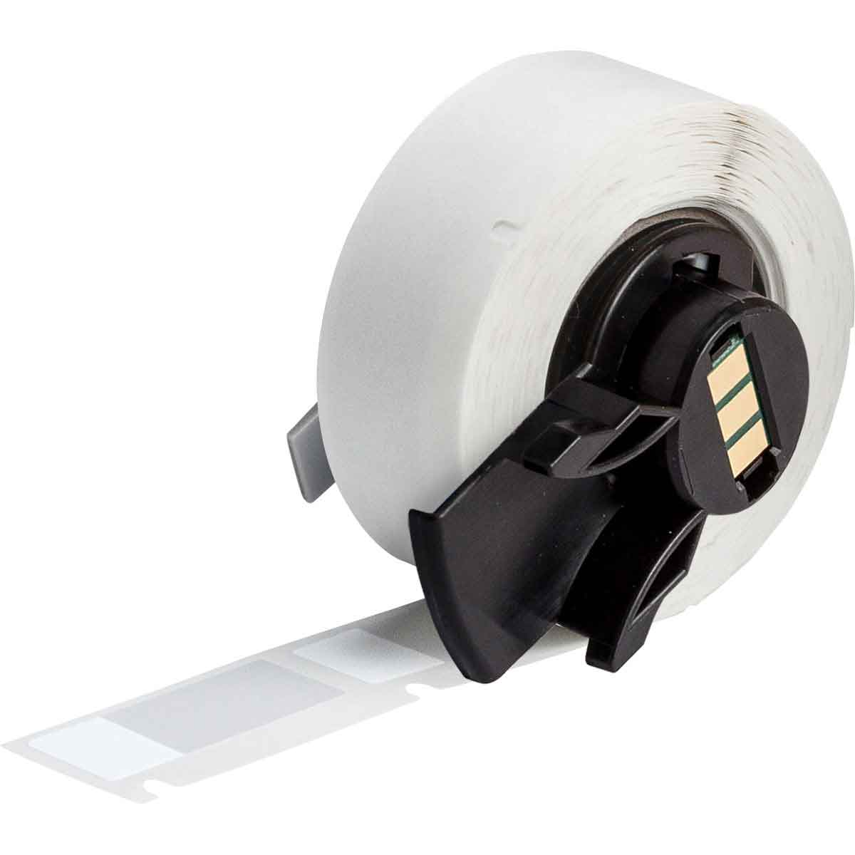 Self Laminating Vinyl Wrap Around Labels 1 25 in H x 0 5 in W WT  Clear RL 250 M6 102 427
