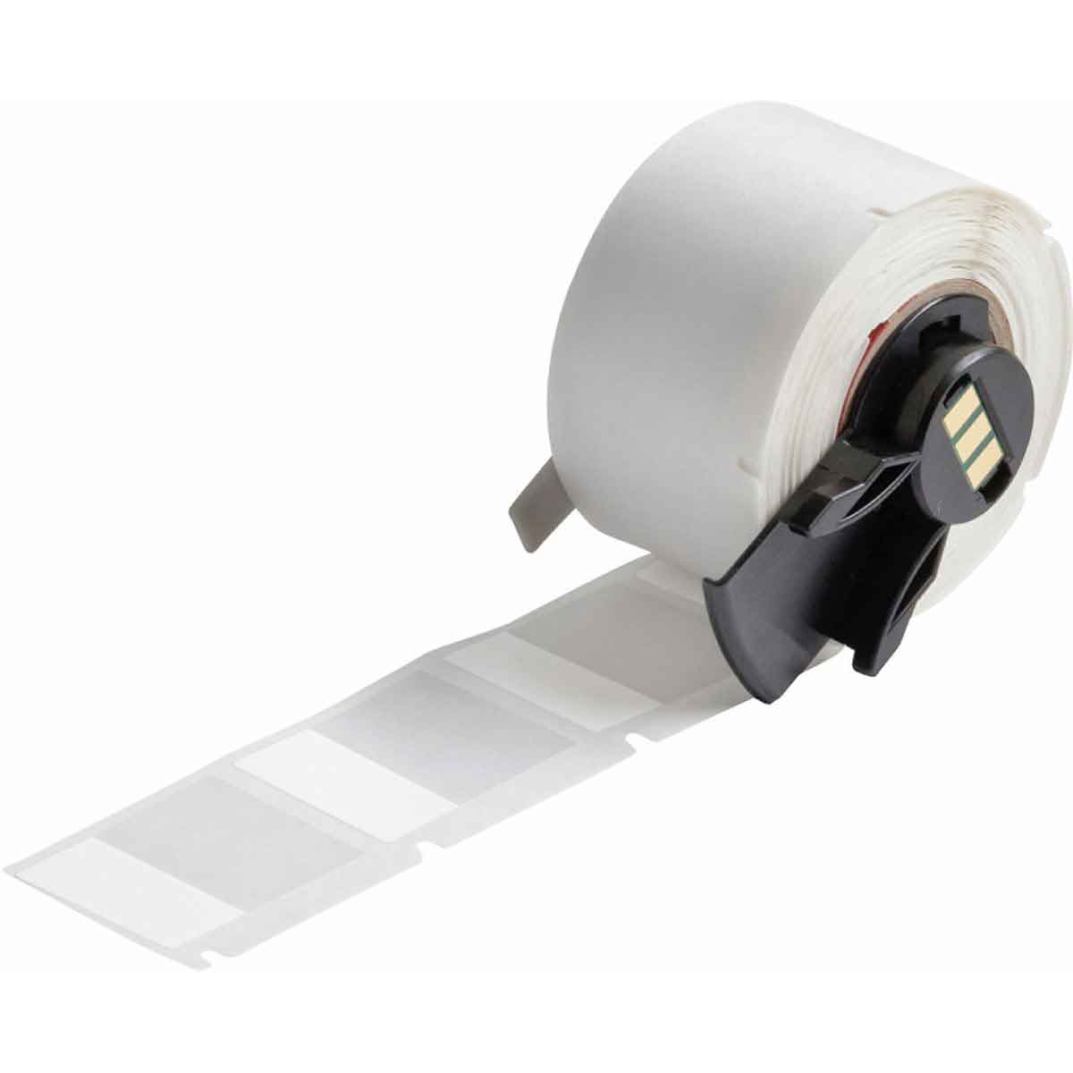 Self Laminating Vinyl Wrap Around Labels 1 25 in H x 1 in W WT  Clear RL 250 M6 103 427