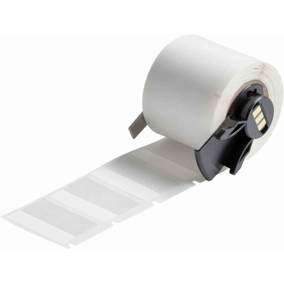 Self Laminating Vinyl Wrap Around Labels 1 in H x 1 5 in W WT  Clear RL 250 M6 104 427