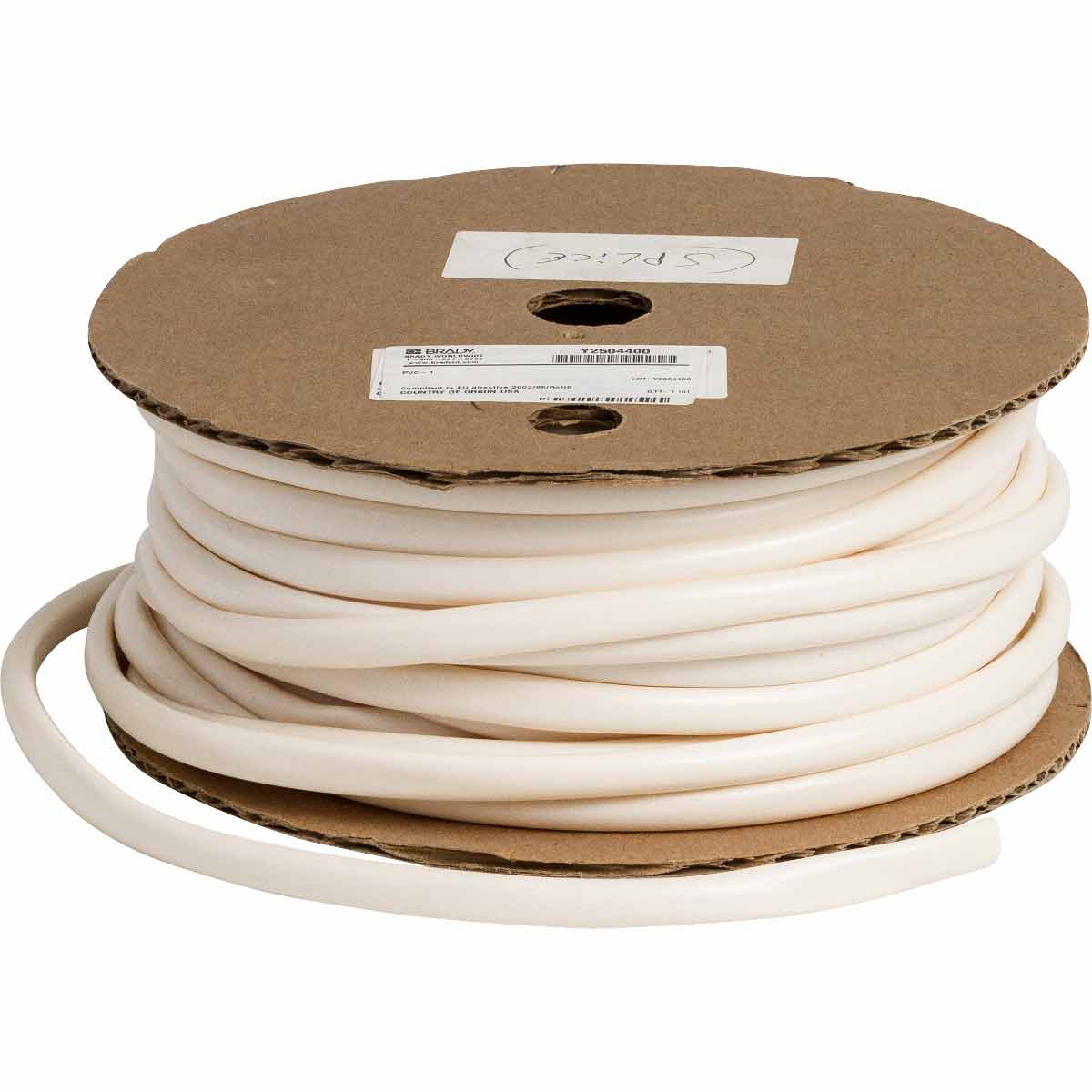 BRADYMARK Series PVC Tubing  Vinyl  White  0 311  Dia x 100  L PVC 1