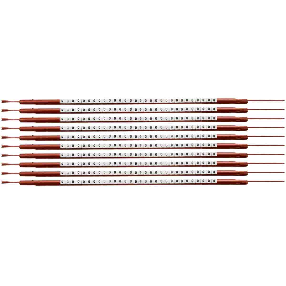 ClipSleeve Wire Markers Size 03 Nylon 26 AWG   24 AWG  0 Pack of 300 Each SCN03 0