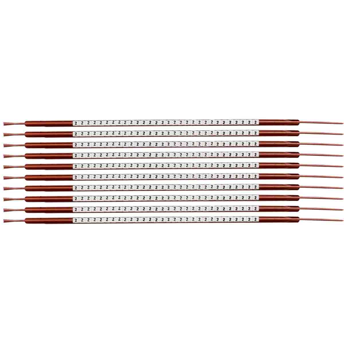 ClipSleeve Wire Markers Size 03 Nylon 26 AWG   24 AWG  2 Pack of 300 Each SCN03 2