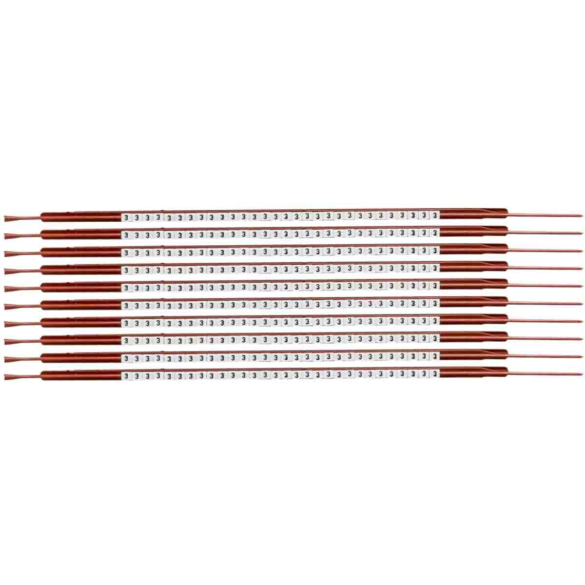 ClipSleeve Wire Markers Size 03 Nylon 26 AWG   24 AWG  3 Pack of 300 Each SCN03 3