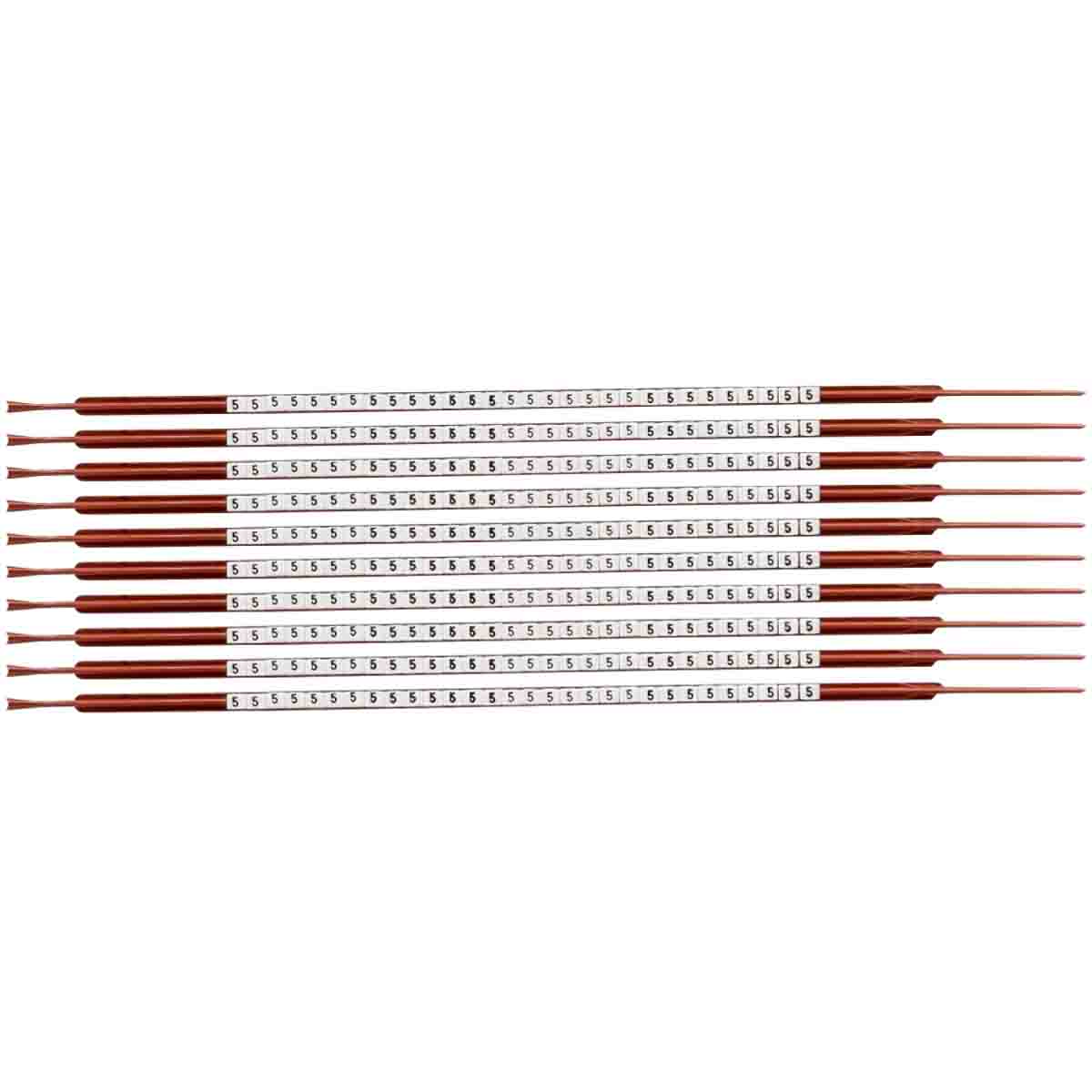 ClipSleeve Wire Markers Size 03 Nylon 26 AWG   24 AWG  5 Pack of 300 Each SCN03 5