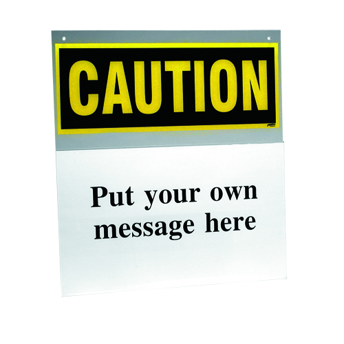 PRINZING HEADER SIGN HOLDER CAUTION SH114C