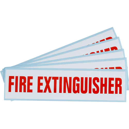 PRINZING FIRE EXTINGUISHER LABEL SV089E