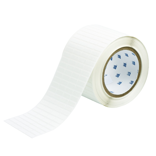 Tamper Resistant Vinyl Labels 0 25 in H x 0 75 in W White 10000 RL THT 1 351 10