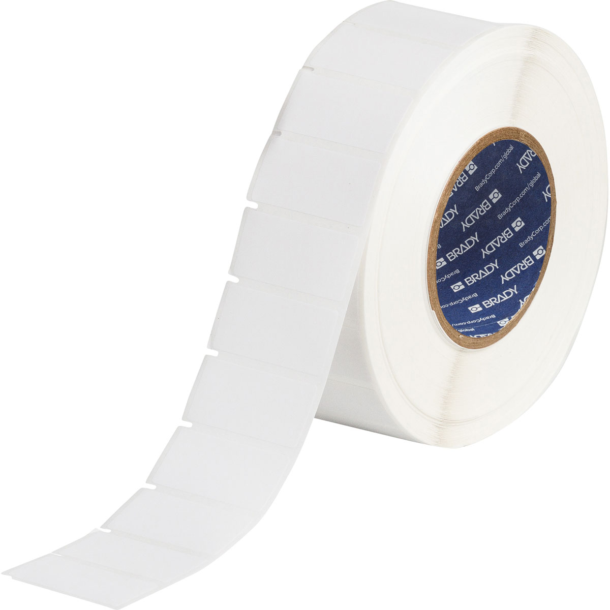 Self Laminating Vinyl Wrap Around Labels All White for 3  Core Printers   1  x 2  THT 137 427 3 AW