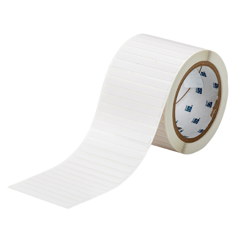 1 mil Polyimide Circuit Board Labels 0 25 in H x 3 in W White 2500 RL THT 16 729 2 5
