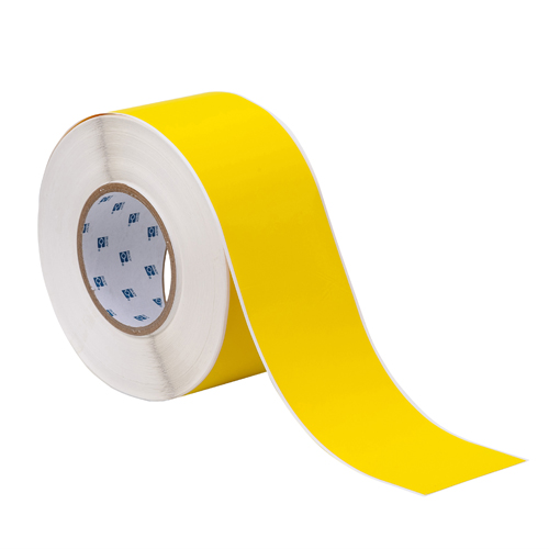 Polyvinylfluoride Cable and Wire Bundle Labels 3 in W x 300 ft L Yellow THT 21 437 YL
