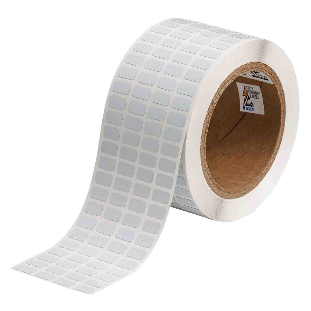 2 mil Polyimide Circuit Board Labels 0 275 in H x 0 5 in W White 10000 RL THT 96 728 10