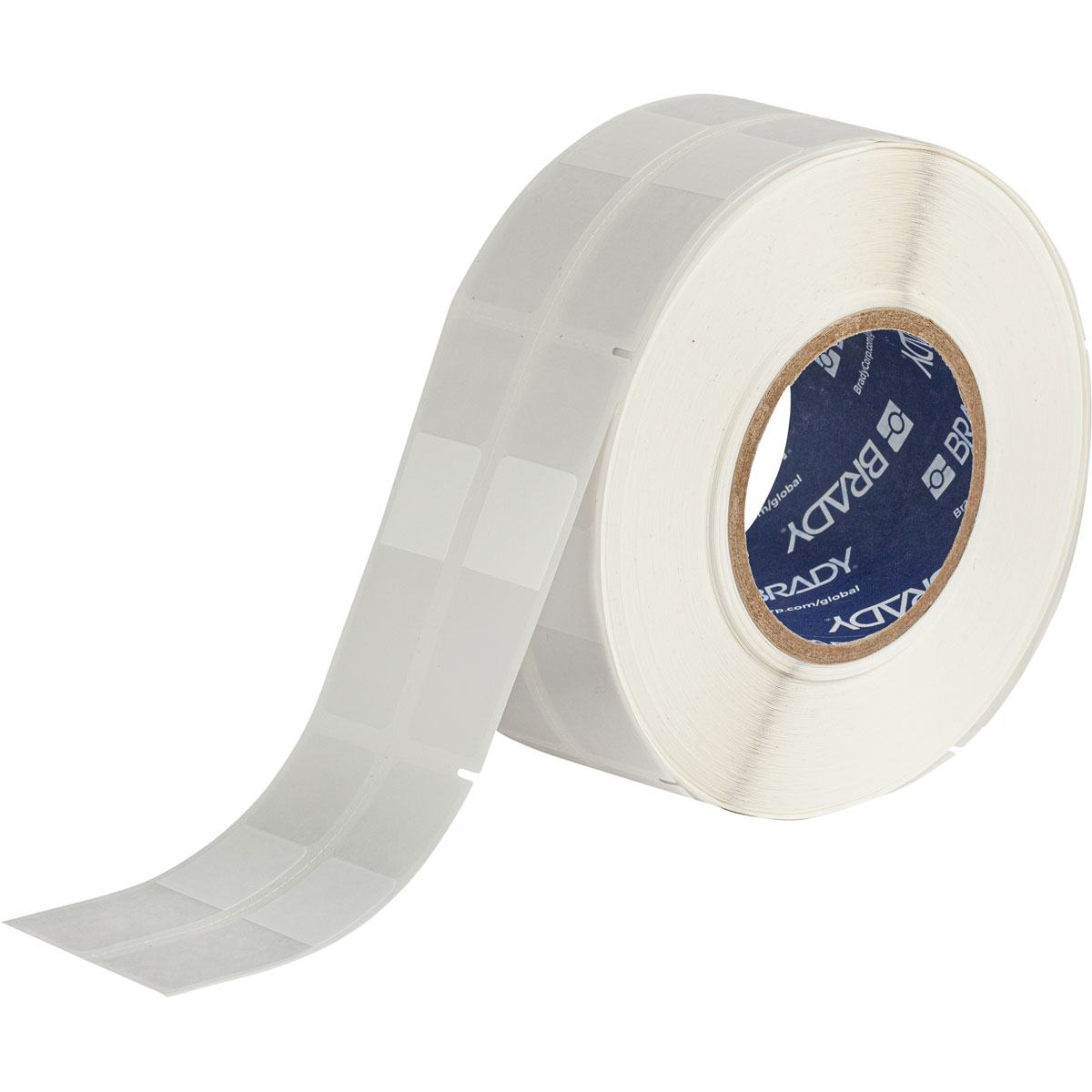 Self Laminating Vinyl Wrap Around Labels Rotating for 3  Core Printers   2 75  x 1  THTRO 295 427 1 5
