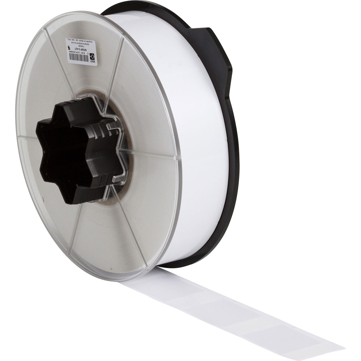 Wraptor Self Lam Vinyl Wire and Cable Labels 2 5in H x 1 5in W WT CL 2200 RL WRAP 5 417
