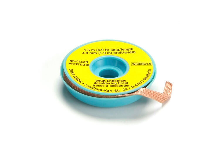 Desoldering braid 4 9 mm   pack of 10 0WICKNC4 9 10