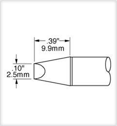 Cartridge  Chisel  30   2 5mm   10  SSC 736A