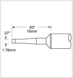 Cartridge  Long  Chisel  60   1 78mm SSC 742A