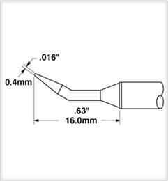 Cartridge  Conical  Sharp  Bent   016 STTC 540