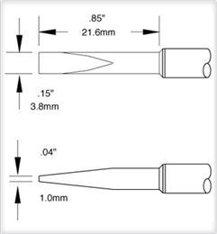 Cartridge  Long  Chisel   15   12 STTC 820