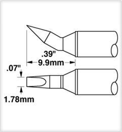 Cartridge  Chisel  Bent   07   30 STTC 898