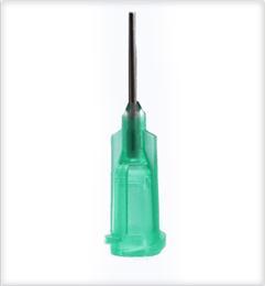 TE Needle  18 Gauge x 1  Green  Qty 50 918100 TE