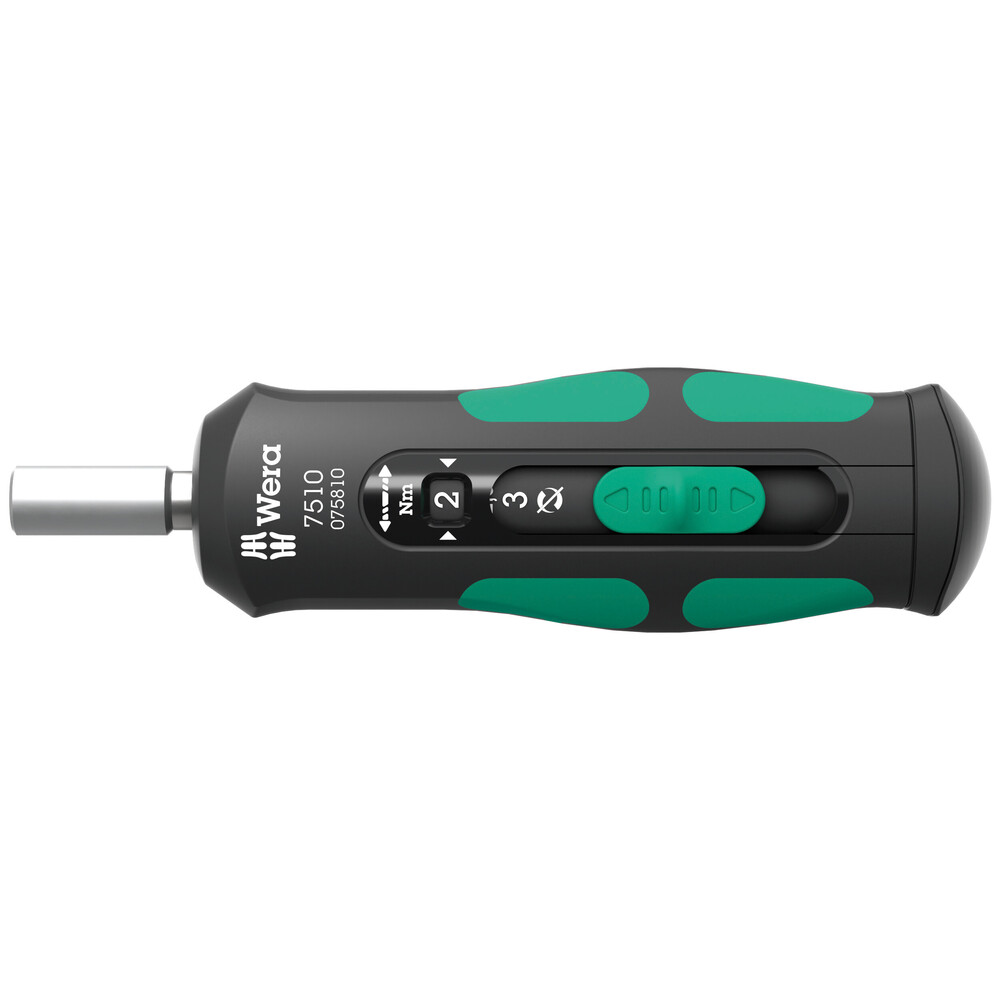 7510 Kraftform Safe Torque Speed Torque Screwdriver  1 3 Nm  1 4  X 1 0 Nm X 1 5 Nm X 2 0 Nm X 2 5 Nm X 3 0 Nm X 147 5 mm 05075810001