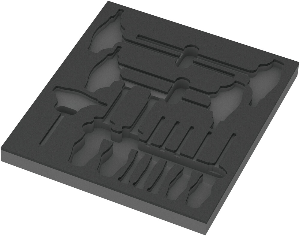 9813 Foam Insert Hex Screwdriver Set 1  Empty  344 X 30 X 392 mm 05137313001