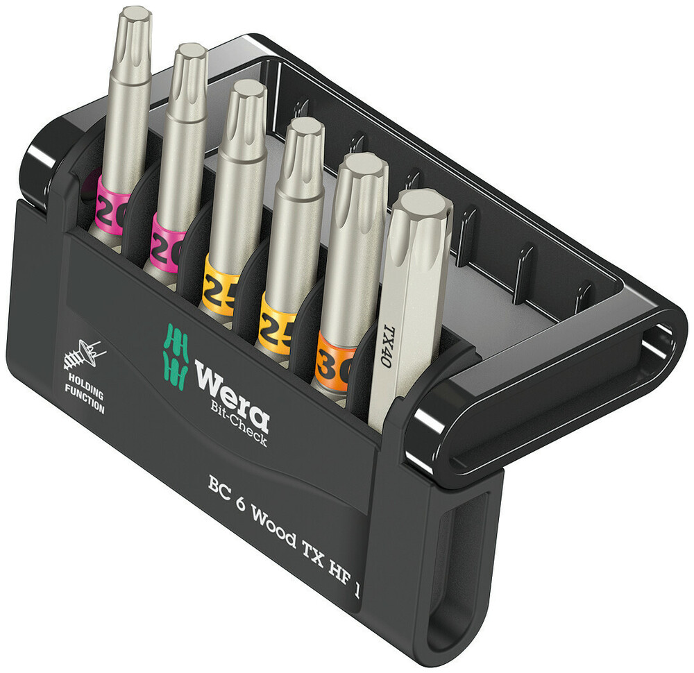 Bit Check 6 Wood Tx Hf 1  6 Pieces 05056470001