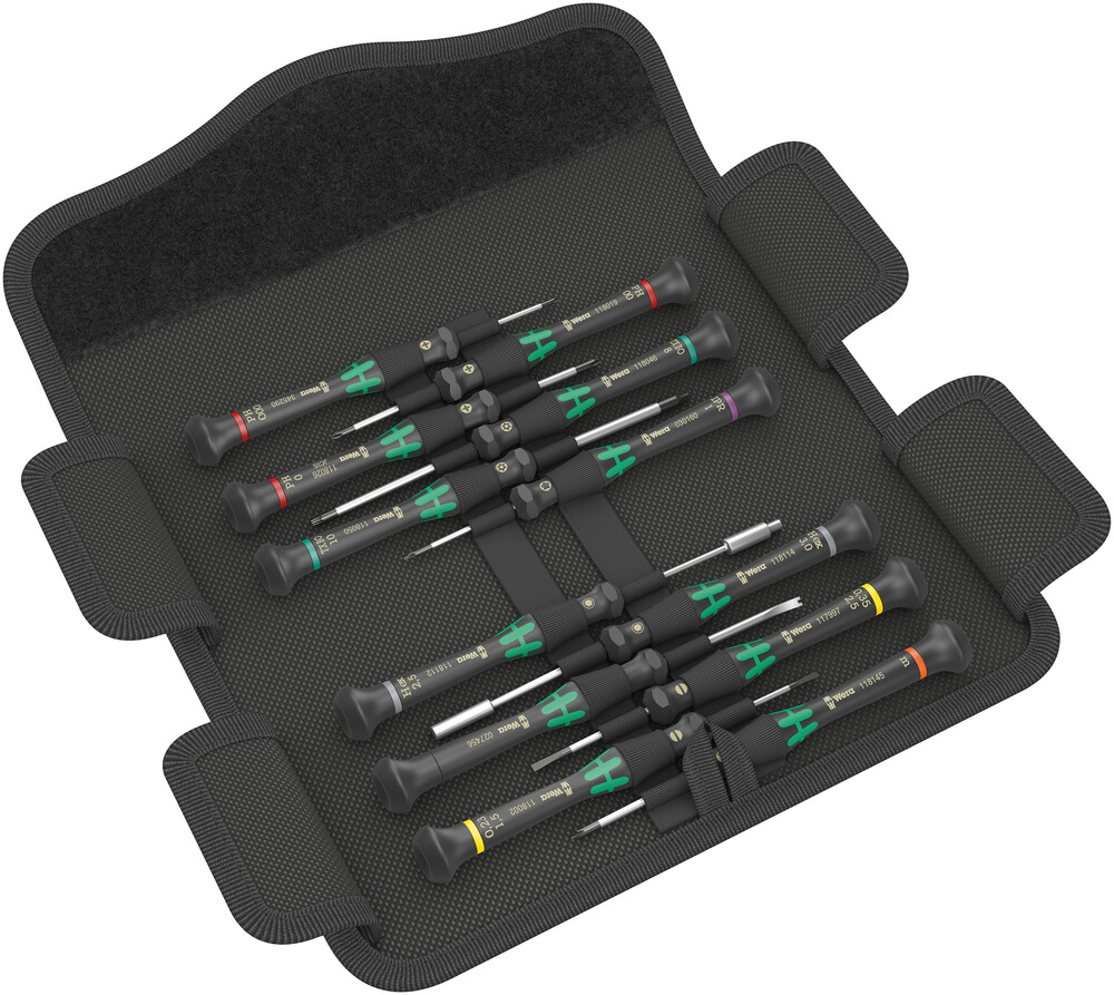 Kraftform Micro 12 Electronics 1 Screwdriver Set For Electronic Applications  12 Pieces 05073677001