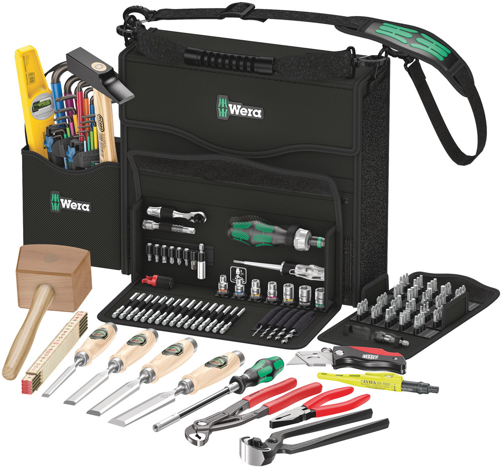 Wera 2Go H 1 Tool Set For Wood Applications  134 Pieces 05134011001