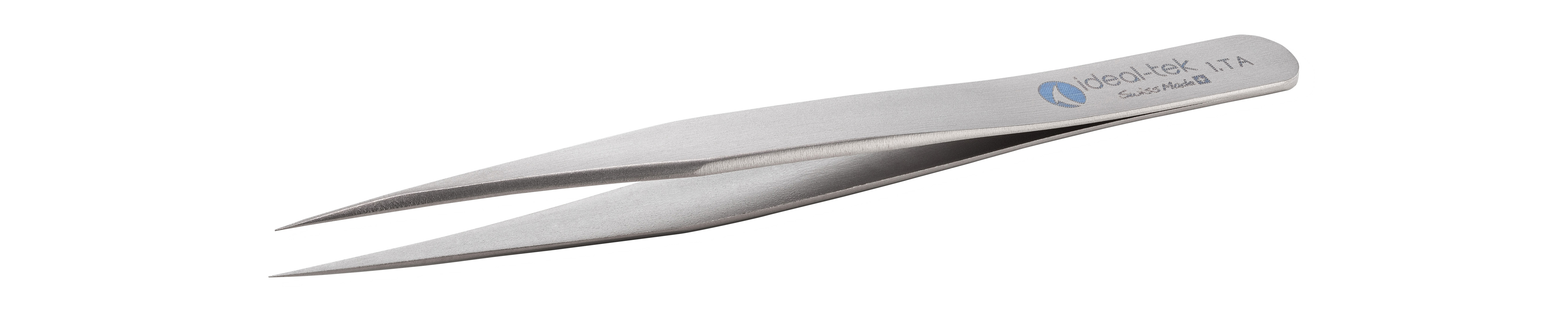 High Precision Tweezers  Style 1  Titanium  120mm 4 7 1 TA 0 ITU