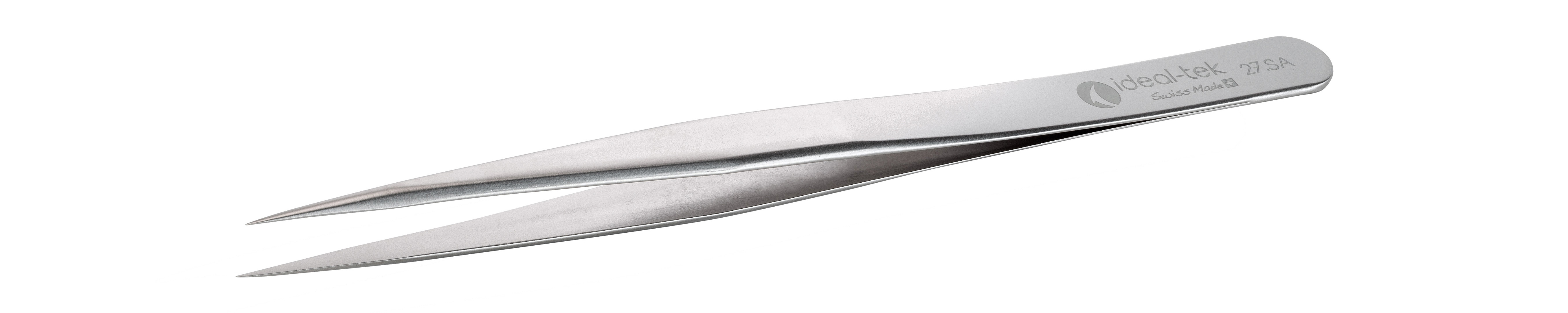 High Precision Tweezers  Style 27  Anti Acid Anti Mag  SS  135mm 5 3 27 SA 0 ITU