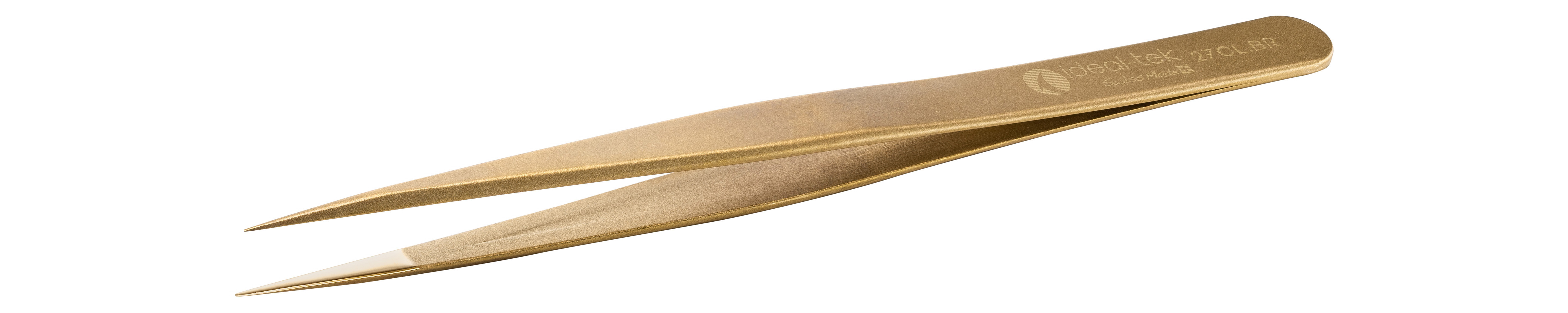 High Precision Tweezers  Style 27  Brass  130mm 5 1 27CL BR 0 ITU