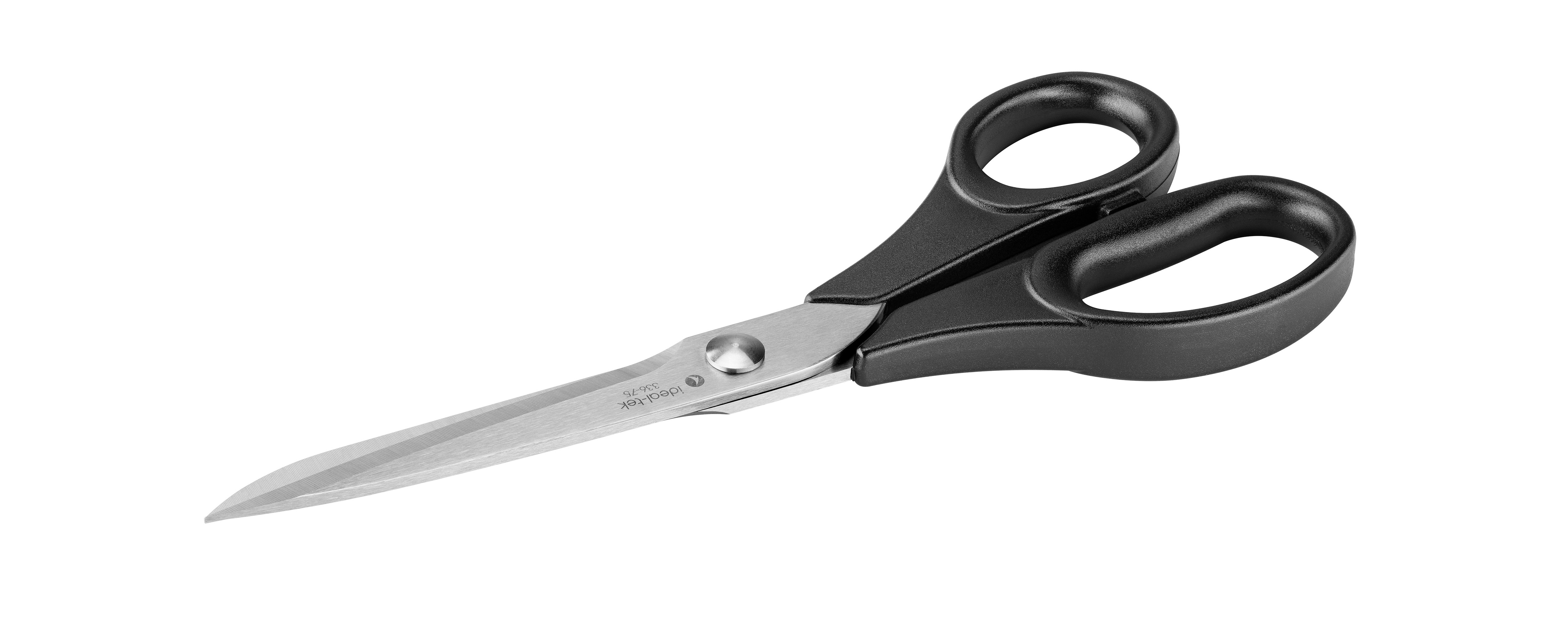 Industrial Scissors  Ergonomic  Stainless Steel  NY handle  OAL 190mm 7 5 336 75 BK IT