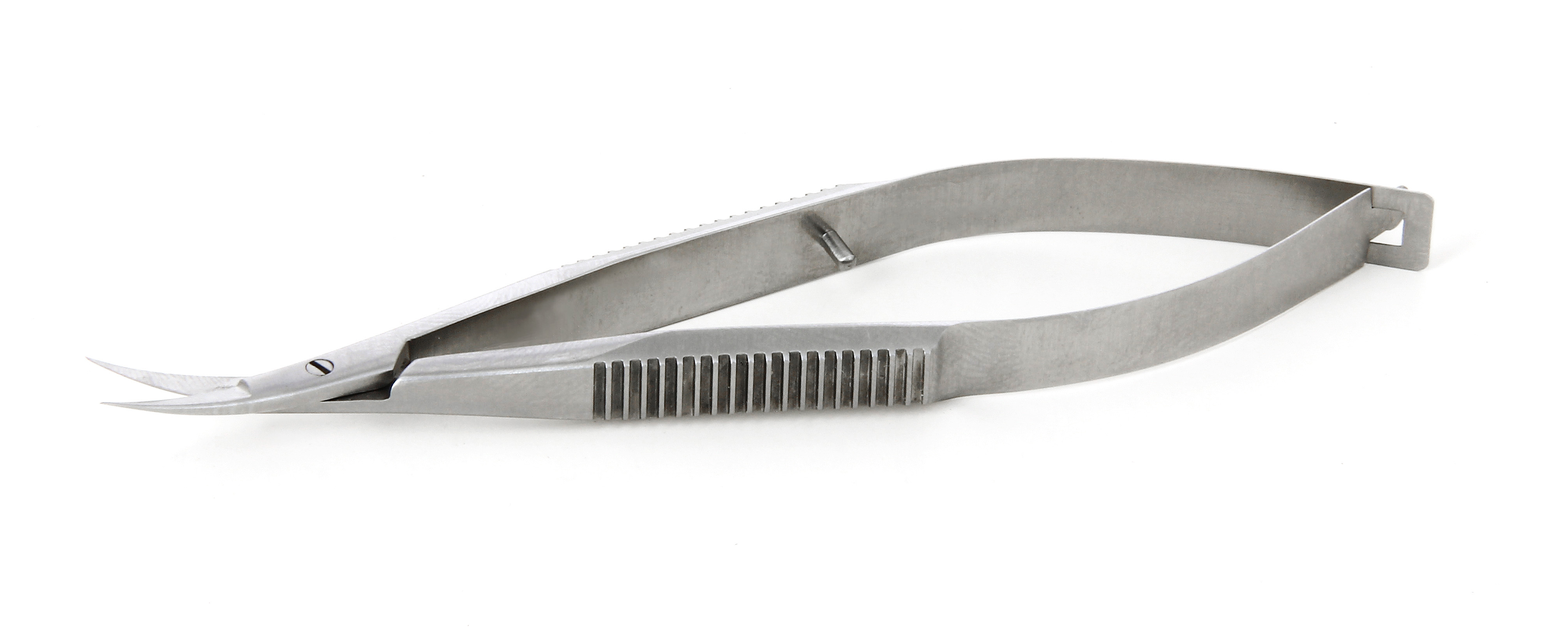 Castroviejo Micro Scissors  Stainless Steel  Curved  OAL 105mm 4 1 343BMS 9 IT