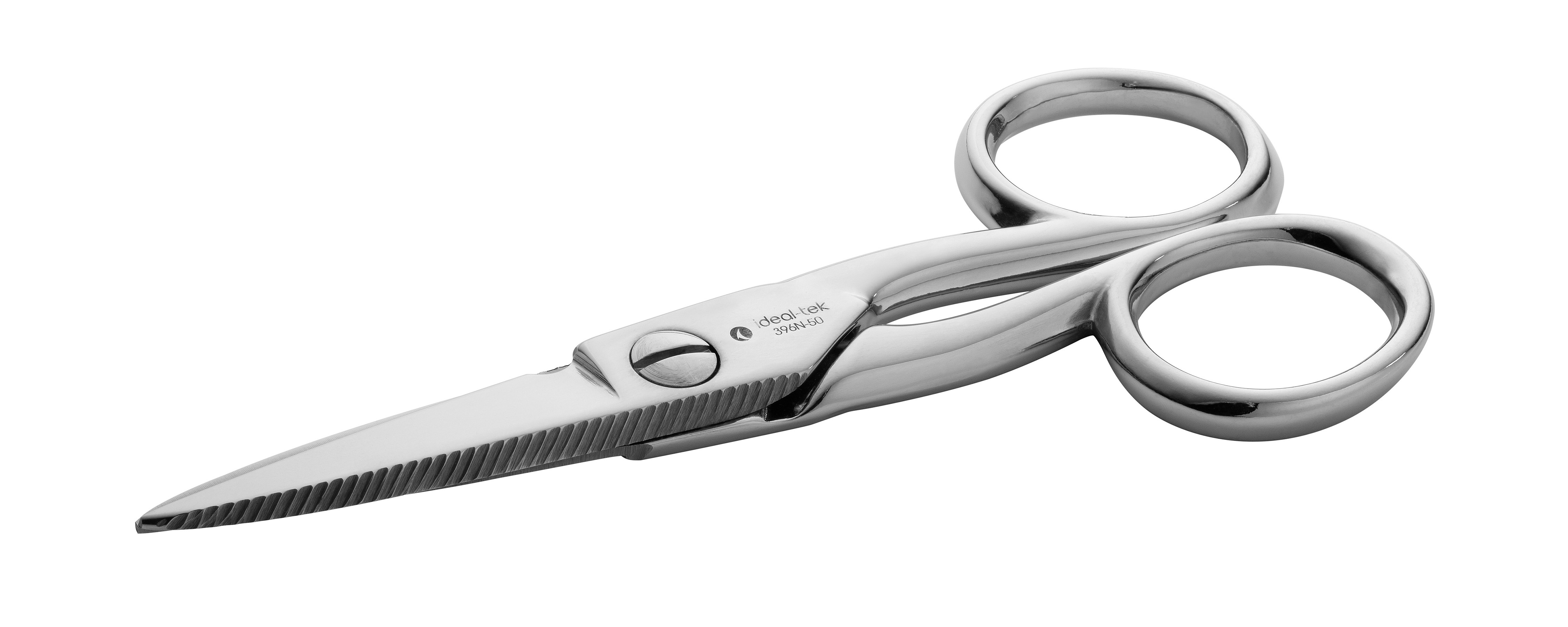 ProCut Scissors  Carbon Steel  Nickel Plated   Notch  OAL 125mm 4 9 396N 50 NP IT