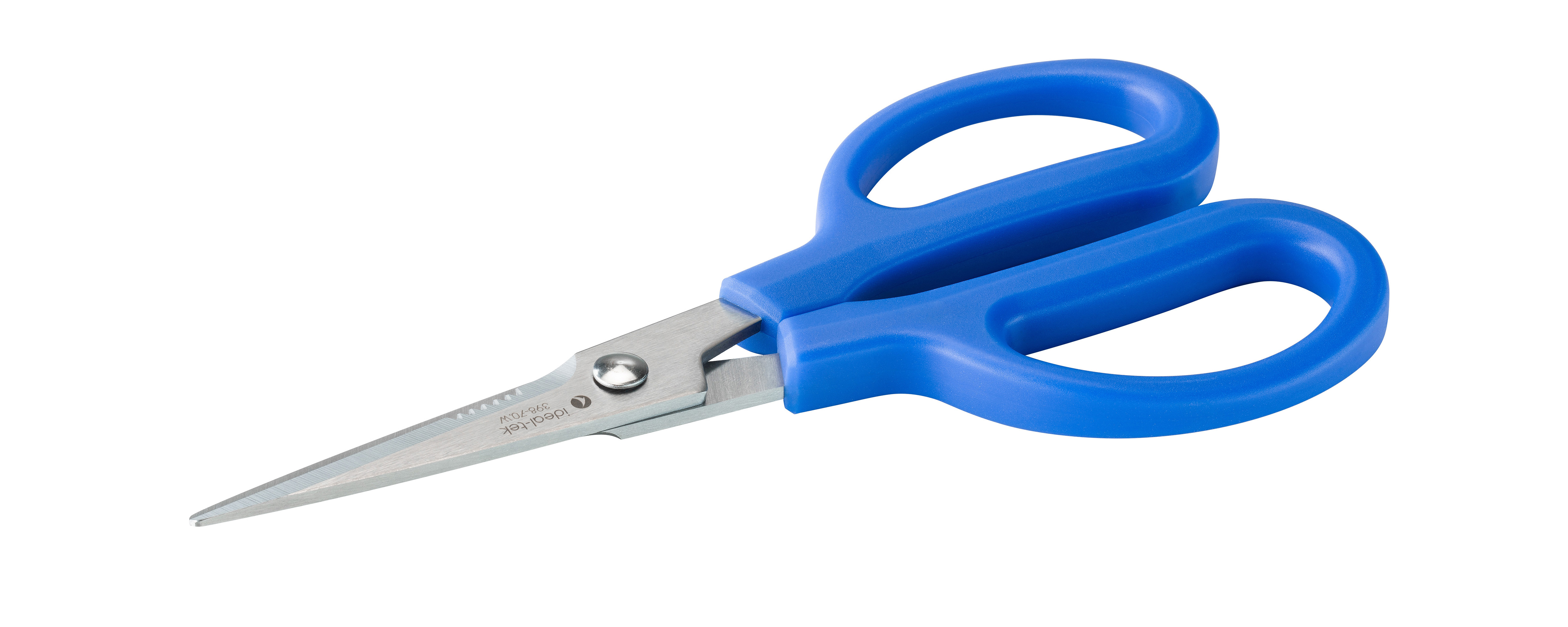 Industrial Scissors  Ergonomic  Stainless Steel  TPR handle  OAL 180mm 7 1 398 70 BE W IT