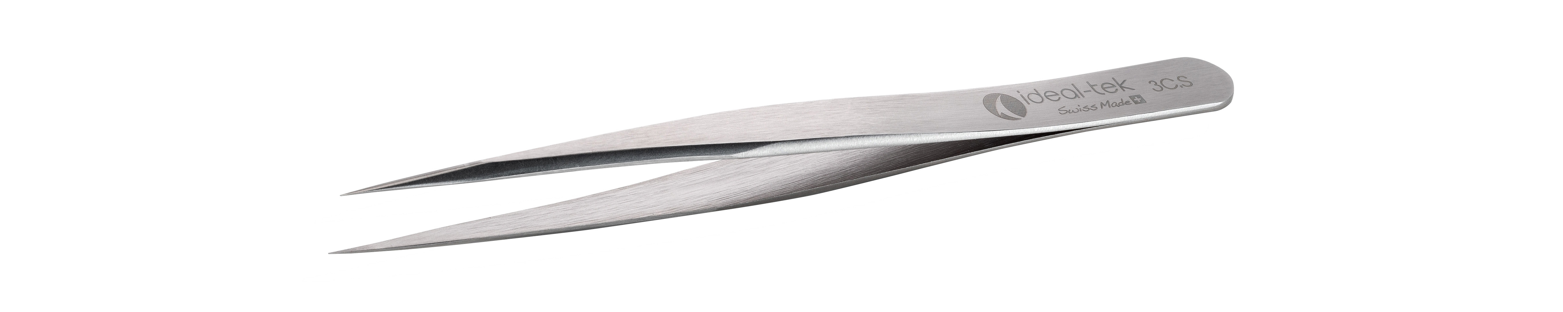 High Precision Tweezers  Style 3  Stainless Steel   110mm 4 3 3C S 0 ITU