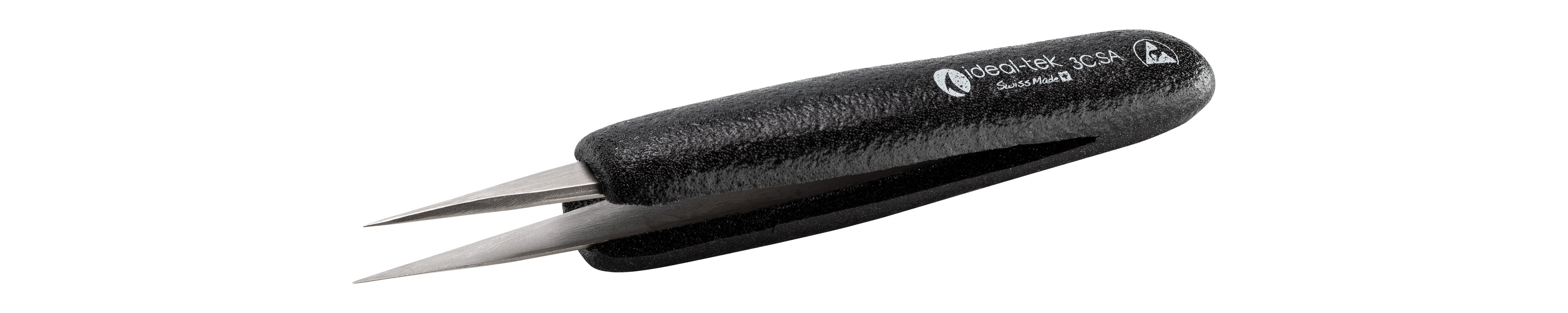 ESD Foam Tweezers  Style 3  Anti Acid Anti Mag SS  115mm 4 5 3C SA DN 6 ITU