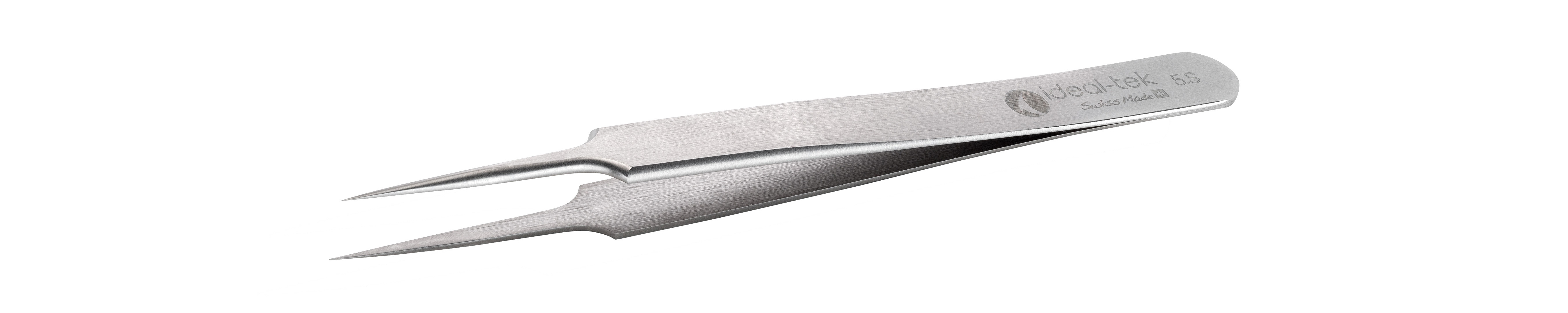 High Precision Tweezers  Style 5  Stainless Steel  110mm 4 3 5 S 0 ITU