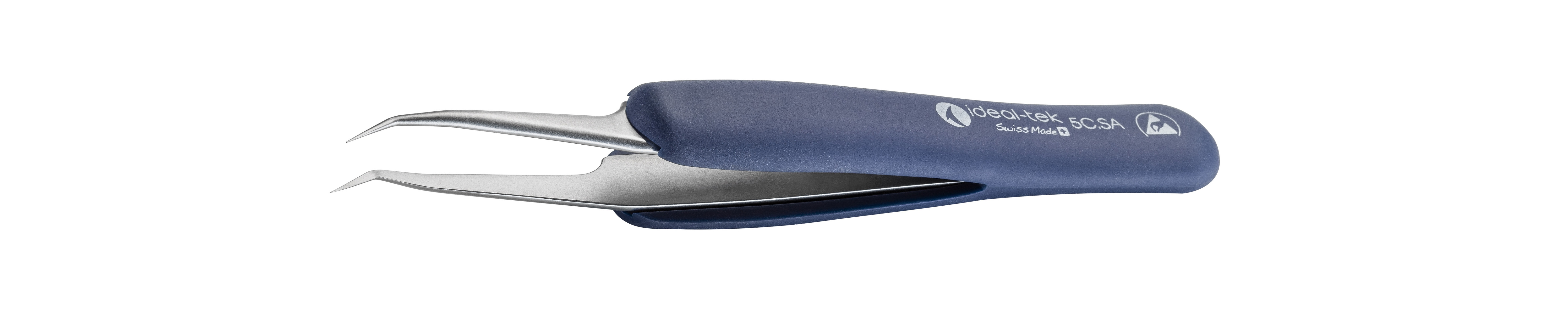 ESD Rubber Tweezers  Style 5  Anti Acid Anti Mag SS  115mm 4 5 5C SA DR 0 ITU