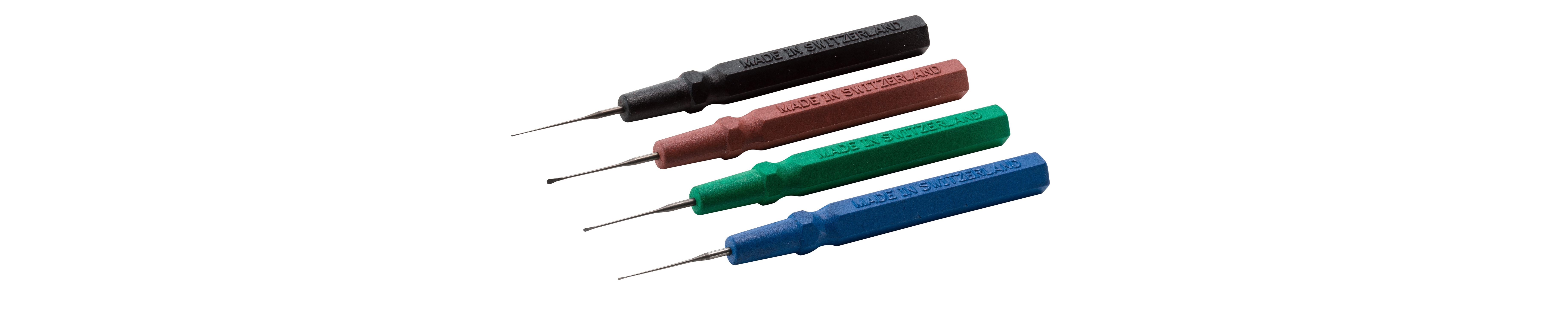 Micro Spatula Tip Set  4 pieces  w Caps  ESD safe BRBGESD
