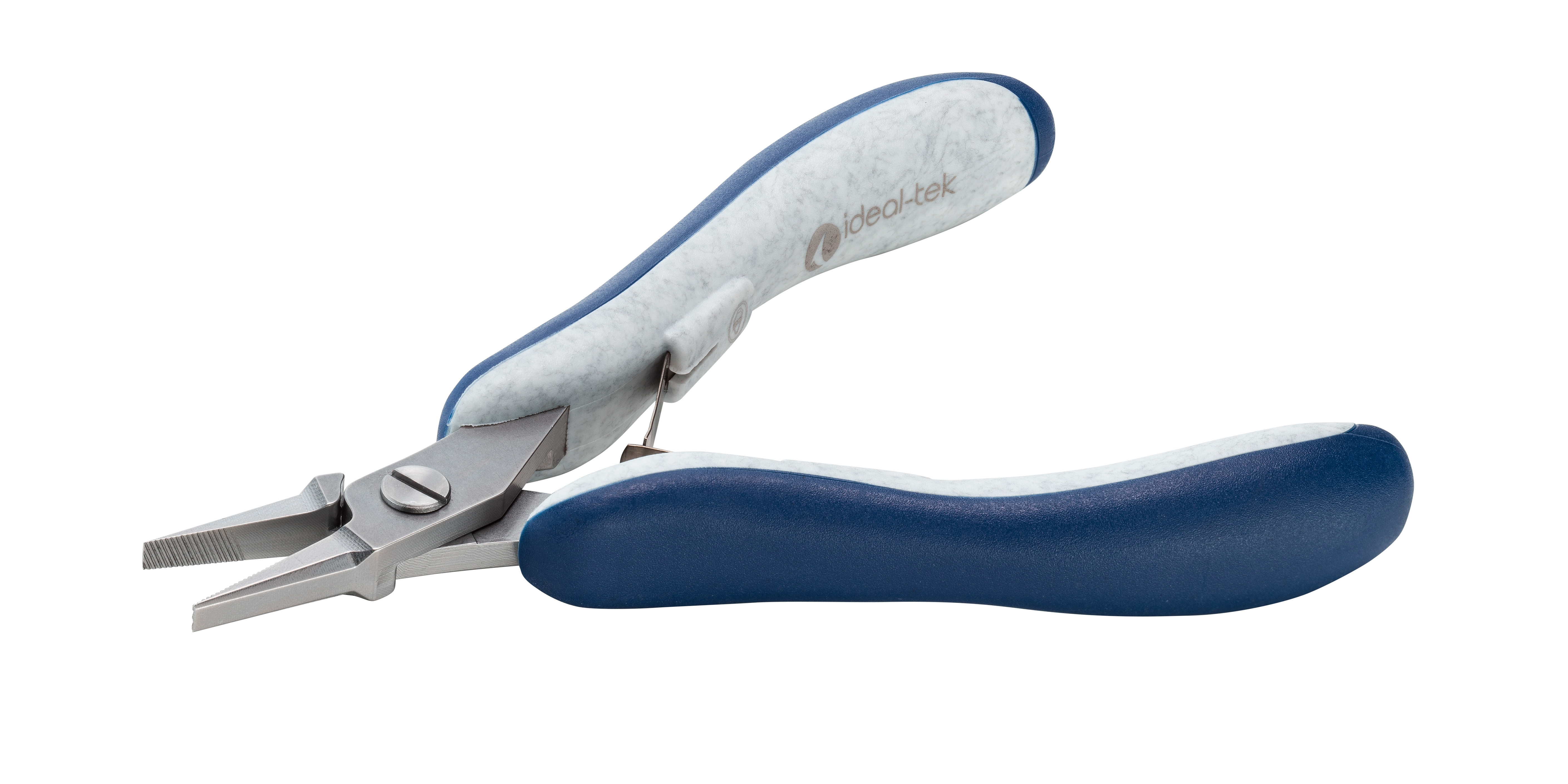 High Precision Plier  Flat Nose  Serrated  130mm 5 1   ESD ES6012 CR BG ITU